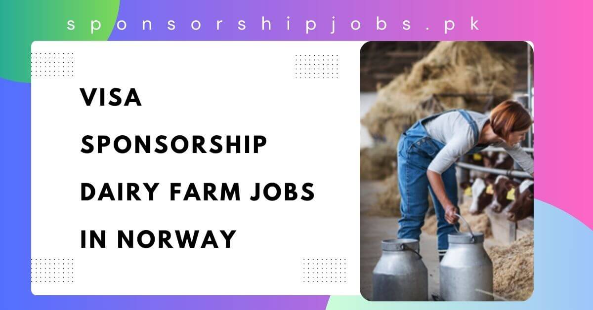 Visa Sponsorship Dairy Farm Jobs in Norway