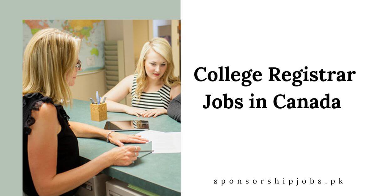 College Registrar Jobs in Canada
