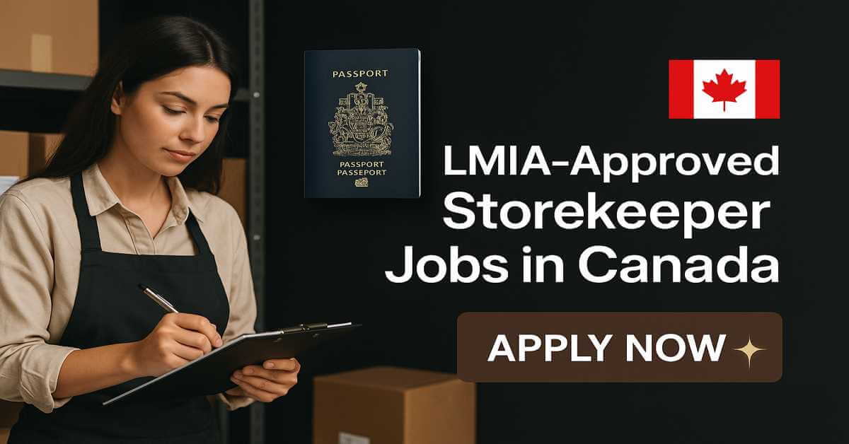 LMIA-Approved Storekeeper Jobs in Canada