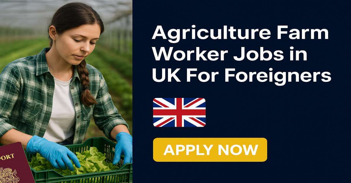 Agriculture Farm Worker Jobs in UK For Foreigners