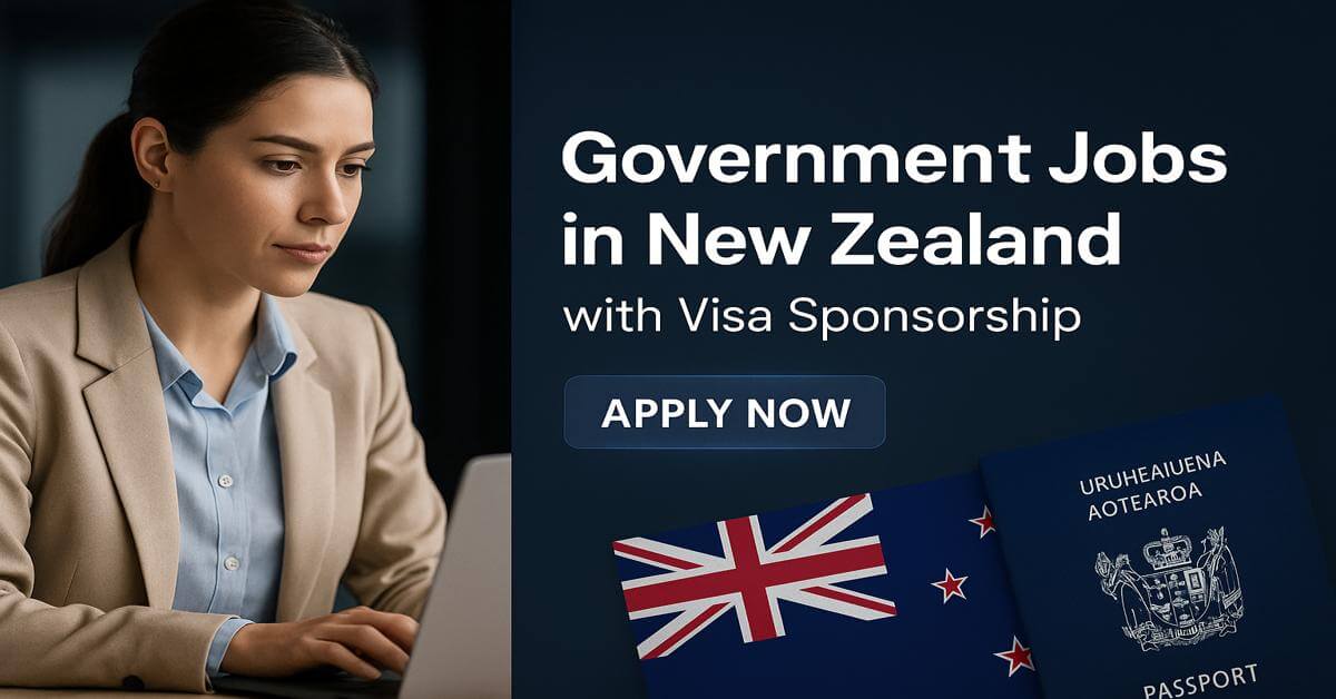 Government Jobs in New Zealand with Visa Sponsorship
