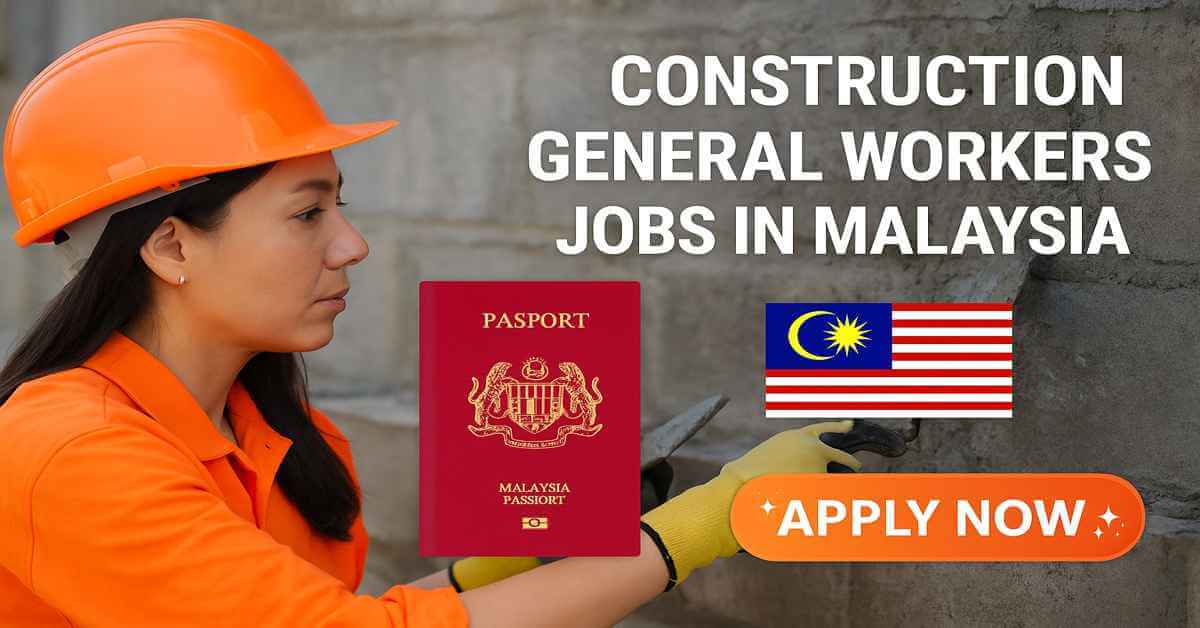 Construction General Workers Jobs in Malaysia