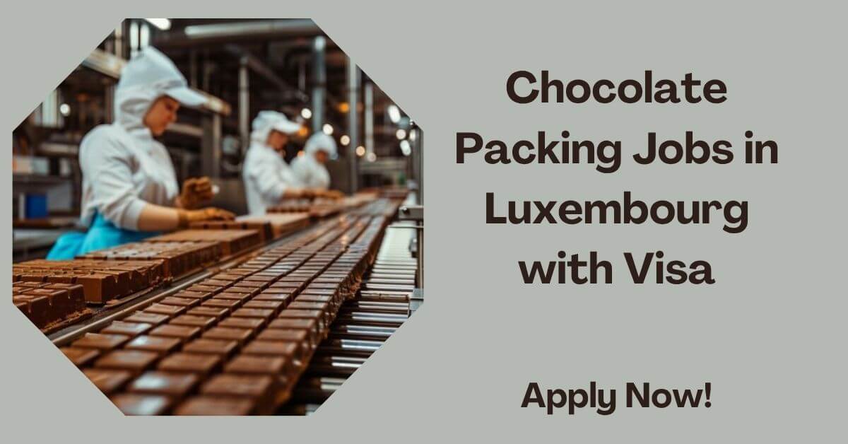 Chocolate Packing Jobs in Luxembourg with Visa