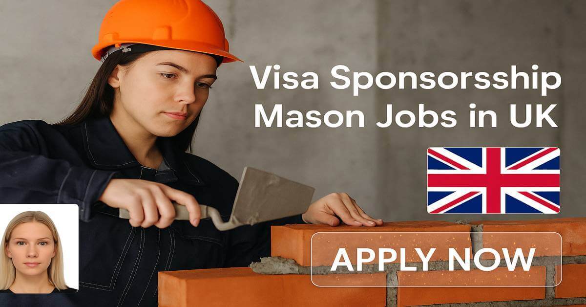 Visa Sponsorship Mason Jobs in UK