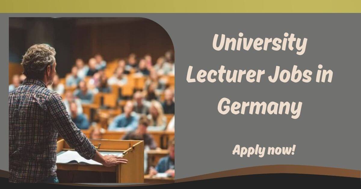 University Lecturer Jobs in Germany