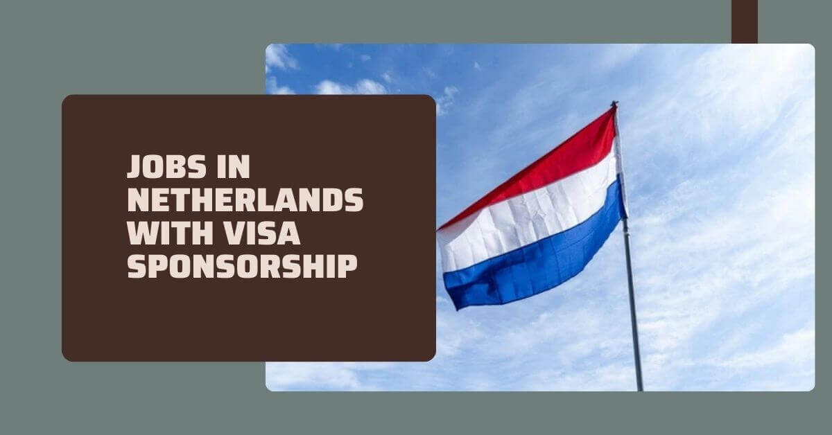 Jobs In Netherlands With Visa Sponsorship