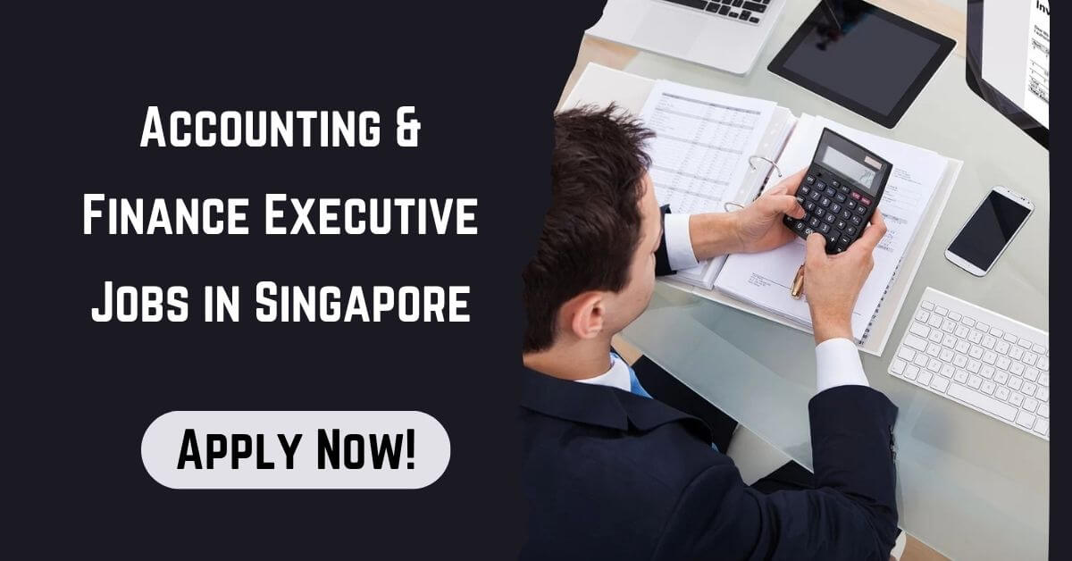 Accounting & Finance Executive Jobs in Singapore